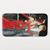 アートデコレトロヴィンテージクリスマスカップルパーティー Case-Mate iPhoneケース (裏面(横))