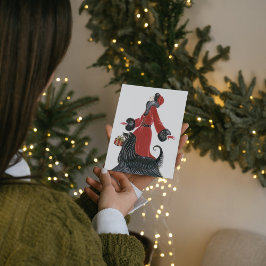 アートデコレトロヴィンテージクリスマスレディーホリデイ シーズンカード