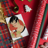 アートデコレトロヴィンテージクリスマスレディーホリデイ シーズンカード