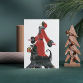 アートデコレトロヴィンテージクリスマスレディーホリデイ シーズンカード