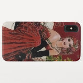 アートデコレトロヴィンテージクリスマスレディー Case-Mate iPhoneケース (裏面(横))