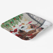 アートデコヴィンテージレディースパーティー紙プレート ペーパープレート (傾斜あり)