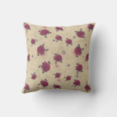 アートデコールクッションオールドアンティークバラヴィンテージフローラ クッション (裏面)