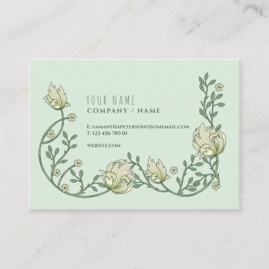 アートデコールフローラソーシャルメディアの名刺 名刺 (正面)