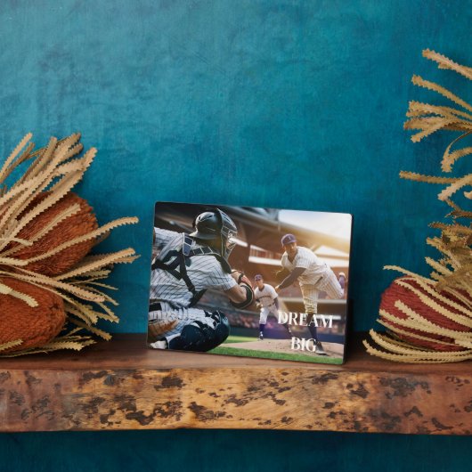 アートデコールプラーク野球 フォトプラーク (側面)