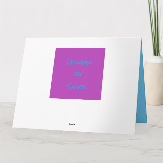 アートデコール誕生日デザイン混色 カード (裏面)