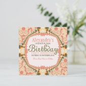 アートデコール&レース誕生日カクテルパーティー協会 招待状 (スタンド正面)