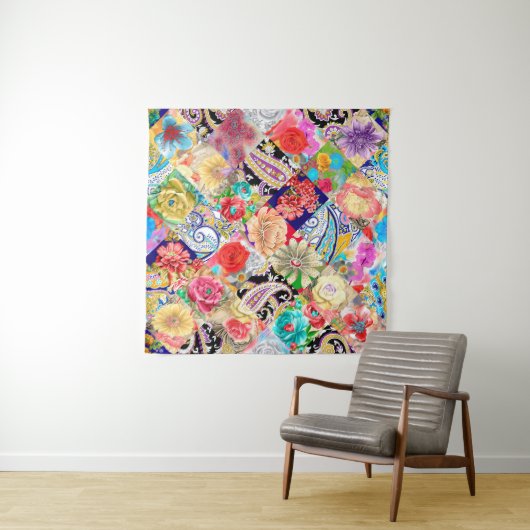 アートデコ壁紙。黒と金ゴールド背景 タペストリー (インサイチュ(横))