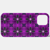アートデコ抽象芸術花と星 Case-Mate iPhoneケース (裏面 (横))