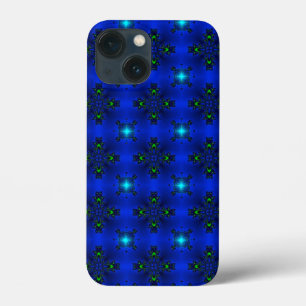 アートデコ抽象芸術花と星 iPhone 13 MINIケース