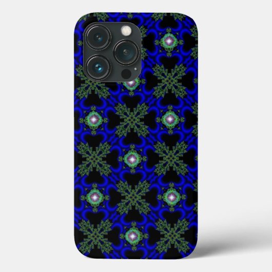 アートデコ抽象芸術花と星 Case-Mate iPhoneケース (裏面)
