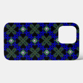 アートデコ抽象芸術花と星 Case-Mate iPhoneケース (裏面 (横))
