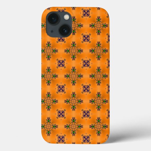 アートデコ抽象芸術花と星 Case-Mate iPhoneケース (裏面)