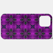 アートデコ抽象芸術花 Case-Mate iPhoneケース (裏面 (横))