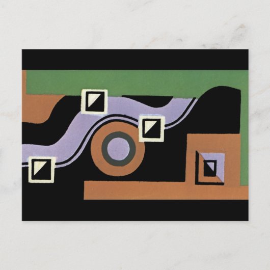 アートデコ抽象 (72) ポストカード (正面)