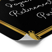 アートデコ歓迎ポスター独自のポスターを作成 ポスター (角)