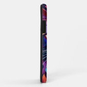 アートデコ絵画グラフィックデザインと明るい猫 Case-Mate iPhoneケース (裏面/右)