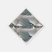 アートデコ美しい スタンダードカクテルナプキン (角)