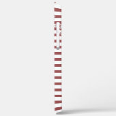 アートデコ花レトロスタイルとモノグラム Case-Mate iPhoneケース (裏面 / 左)