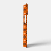 アートデコ花レトロスタイルとモノグラム Case-Mate iPhoneケース (裏面 / 右)