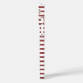 アートデコ花レトロスタイルとモノグラム Case-Mate iPhoneケース (裏面 / 左)