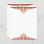 アートデコ要素、バラ金ゴールドパレット (正面/裏面)