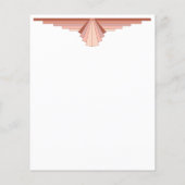 アートデコ要素、バラ金ゴールドパレット (裏面)