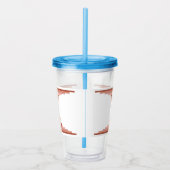 アートデコ要素、バラ金ゴールドパレット アクリルタンブラー (右)