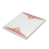 アートデコ要素、バラ金ゴールドパレット タイル (側面)