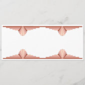 アートデコ要素、バラ金ゴールドパレット メニュー (裏面)