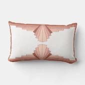 アートデコ要素、バラ金ゴールドパレット ランバークッション (裏面)