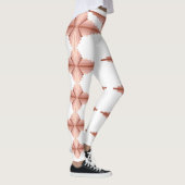 アートデコ要素、バラ金ゴールドパレット レギンス (右)