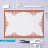 アートデコ要素、バラ金ゴールドパレット 薄葉紙 (クラフト)