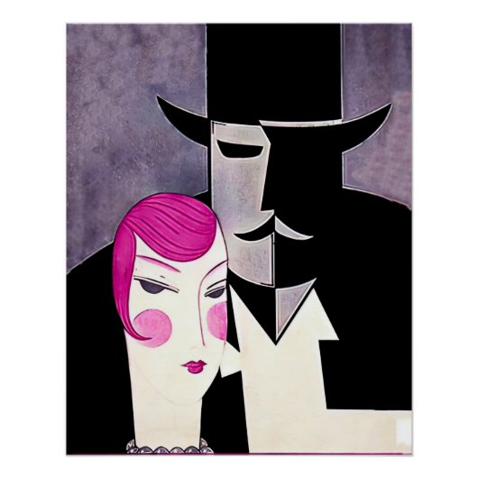 アートデコ雑誌の表紙 ポスター (正面)