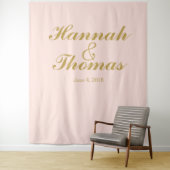 アートデコ ウェルカム ウェディング フォトブース 背景 タペストリー (インサイチュ)