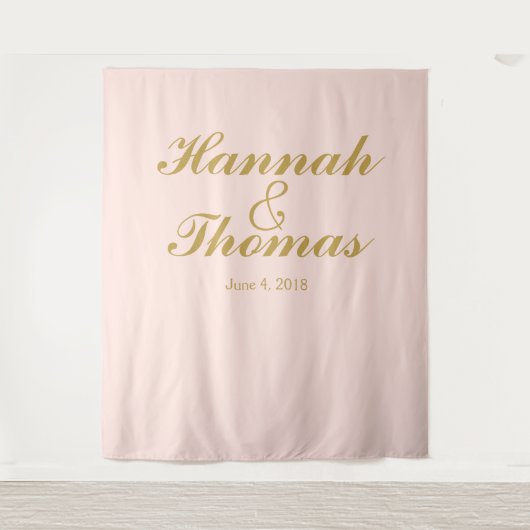 アートデコ ウェルカム ウェディング フォトブース 背景 タペストリー (正面)