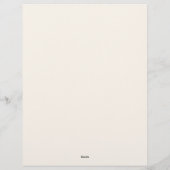 アートデコ オルネイト フローラル フレーム レターヘッド (裏面)