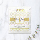 アートデコ オーシャンウェーブ パターン ゴールドグリッター タツノオトシゴ フェイバーバッグ