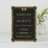 アートデコ | ゴールデン アニバーサリー パーティー 招待状 (スタンド正面)