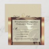 アートデコ シャンパン アイス メタリック フェイク ヴェラム RSVP (正面/裏面)