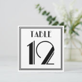 アートデコ テーブルナンバー12 招待状 (スタンド正面)