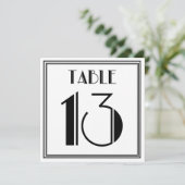 アートデコ テーブルナンバー13 招待状 (スタンド正面)