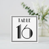 アートデコ テーブルナンバー16 招待状 (スタンド正面)