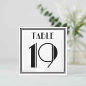 アートデコ テーブルナンバー19 招待状 (スタンド正面)