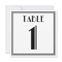 アートデコ テーブルナンバー1