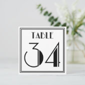 アートデコ テーブルナンバー34 招待状 (スタンド正面)