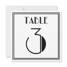 アートデコ テーブルナンバー3