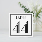 アートデコ テーブルナンバー44 招待状 (スタンド正面)