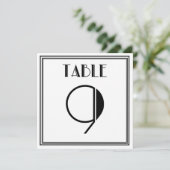 アートデコ テーブルナンバー9 招待状 (スタンド正面)