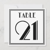 アートデコ テーブルナンバー 21 (裏面)